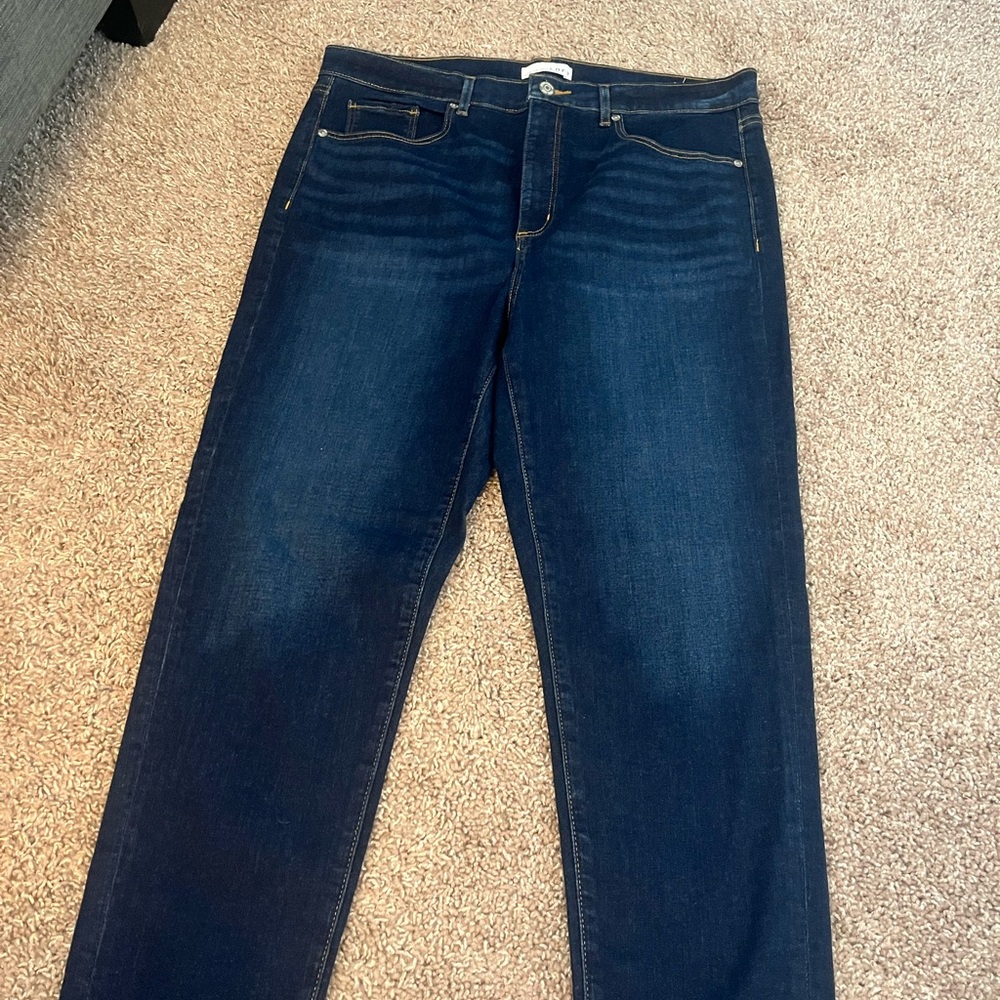 LOFT Dark Blue Skinny Jeans
